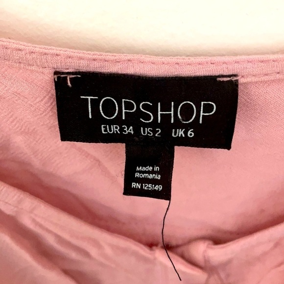 Top Shop Rose Pink Midi Dress​​​​​​​​​​​ - Picture 5 of 5